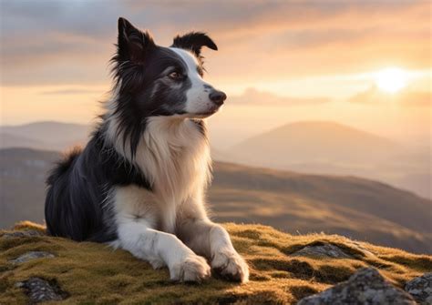 Premium AI Image | The Border Collie is a breed of herding dog