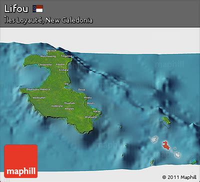 Free Satellite 3D Map of Lifou