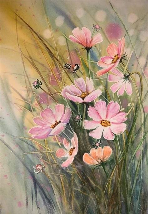 Pin by Susan Nell on Art | Flower prints art, Flower painting canvas, Poppy flower painting