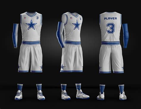 Basketball Uniform Jersey PSD template on Behance