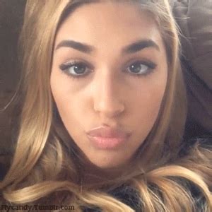 chantel jeffries cute cross eyed sticking out tongue gif in 2023 ...