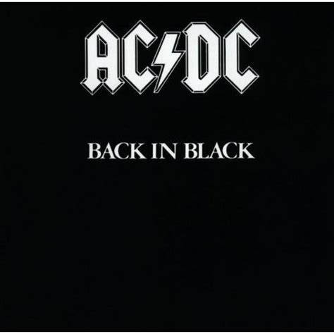 AC/DC: Back in Black | Acdc, Rock album covers, Acdc album covers