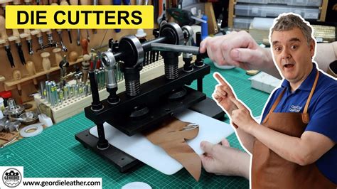 Die Cutting Leather with the CPL Die Cutter & Batch Production of Small Leather Goods in ...