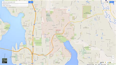 Redmond Washington Map - United States