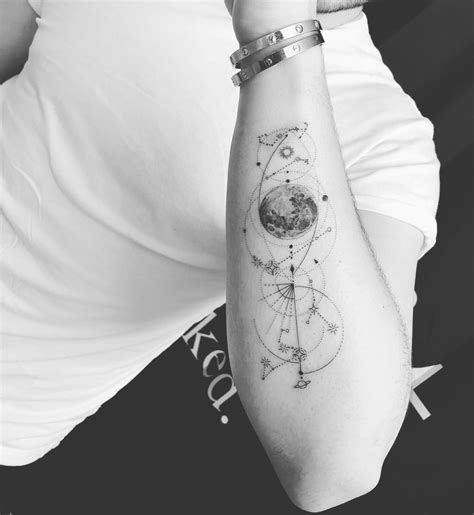 Pin by 𝕒𝕟𝕘𝕖𝕝𝕚𝕔 on tɑttoo ideɑs | Planet tattoos, Astrology tattoo ...