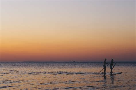 Free Images : beach, sea, coast, ocean, horizon, silhouette, sun ...