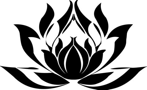 Black and White Lotus Logo - LogoDix