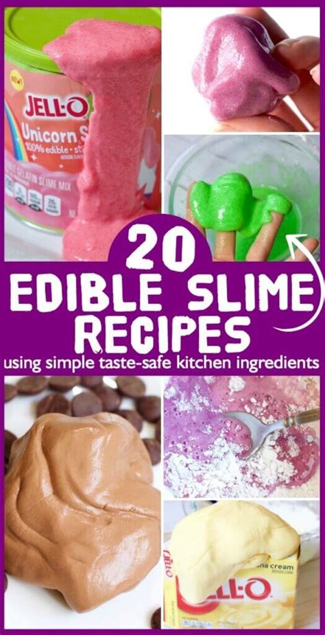 The BEST Edible Slime Recipes - Easy & Fun Homemade Slime