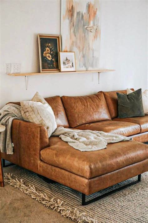 30+ Brown Leather Couch Decor – DECOOMO