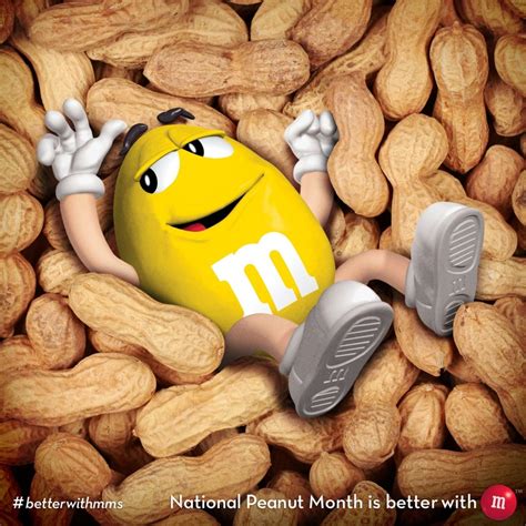 peanuts | Peanut, M&m characters, Yellow m&m