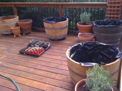 Wine barrel planter, Whiskey barrel planter, Wine barrel garden
