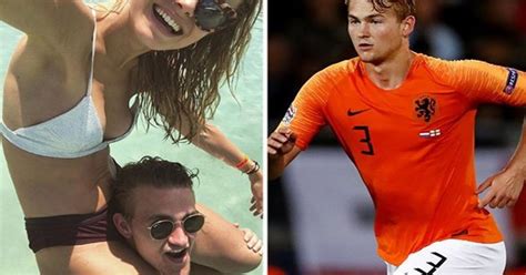 De Ligt frolics in sea with girlfriend as star 'agrees Juventus deal' - Daily Star