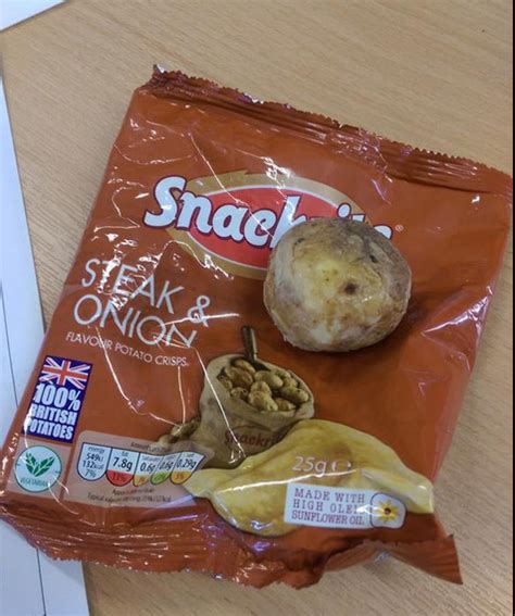 Man Buys Bag Of Potato Chips, Finds Whole Potato Inside – Consumerist