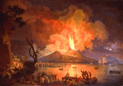 Gods and Foolish Grandeur: Eruption - paintings of Vesuvius by Pierre-Jacques Volaire