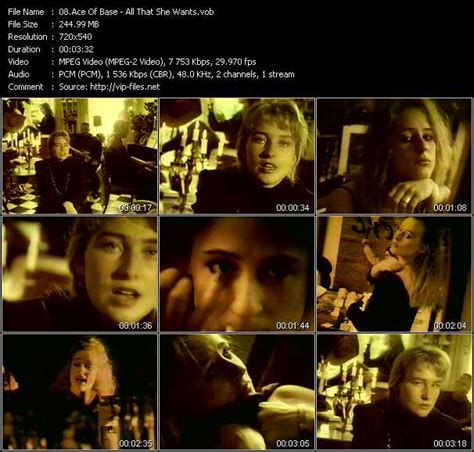 Ace Of Base «All That She Wants» VOB File