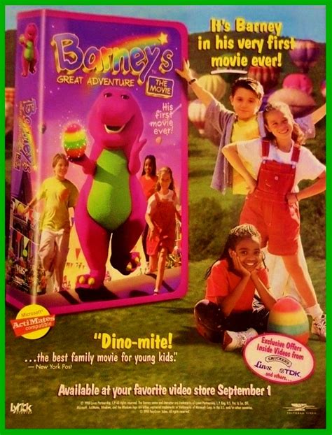 Barney's Great Adventure Video Promo Ad by BestBarneyFan on DeviantArt