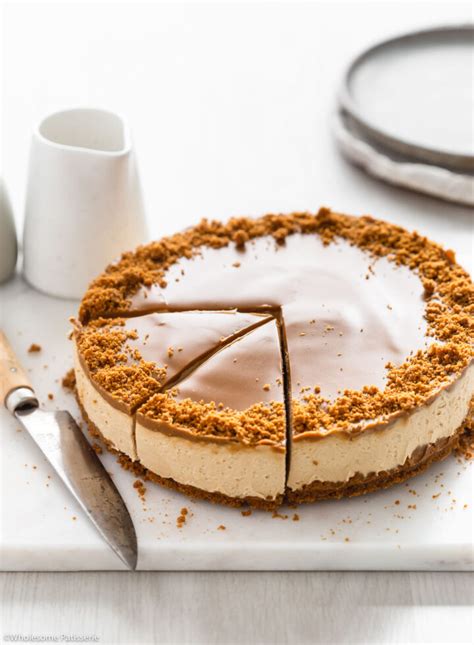 Biscoff Lotus Cheesecake (No Bake) - Wholesome Patisserie