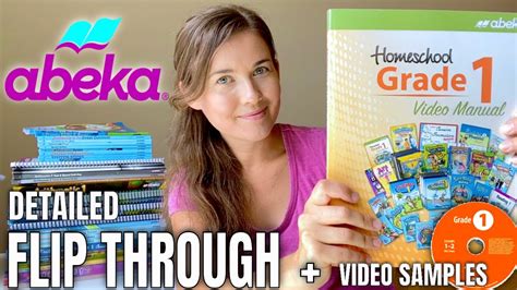 Abeka 1st Grade Homeschool Curriculum Flip Through. Detailed Look At All The Books + Video ...