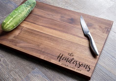 Personalized Cutting Board Engraved Cutting Board, Charcuterie Board ...