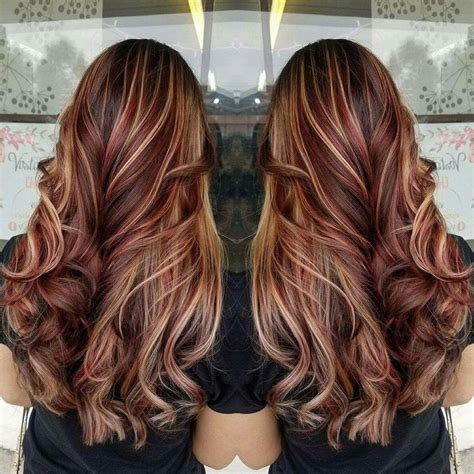 48+ Medium Brown Hair Red Highlights