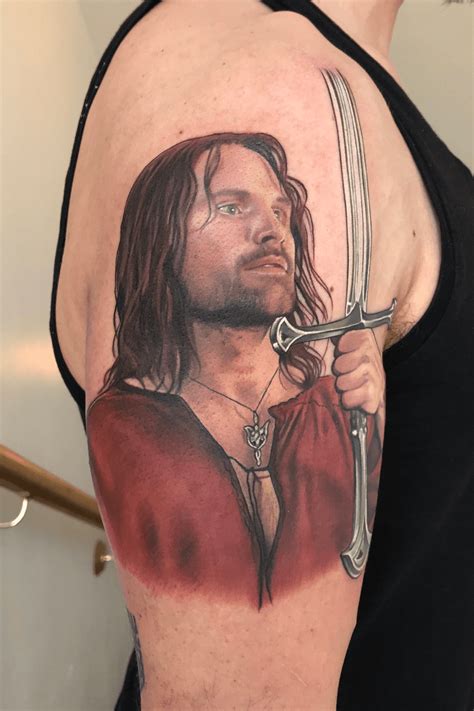 Tattoo uploaded by David Corden • Viggo Mortensen as Aragorn • Tattoodo