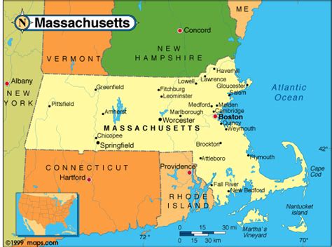 Massachusetts Base and Elevation Maps