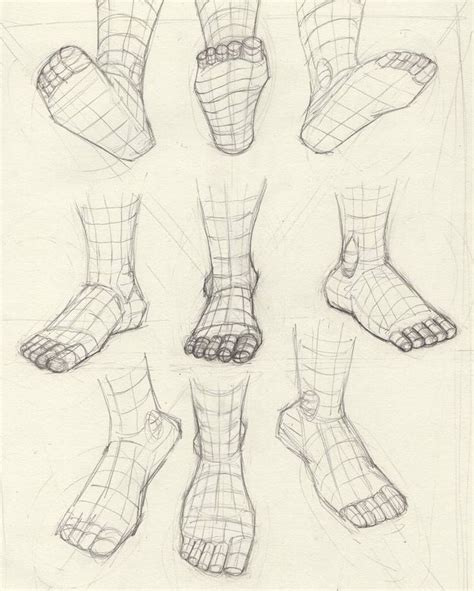 Foot perspective study 7-4-2016 by https://www.deviantart.com/myconius ...