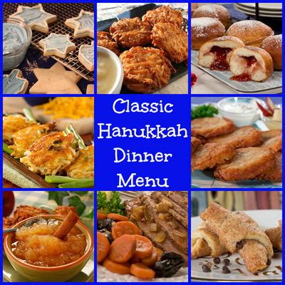 Classic Hanukkah Dinner Menu | MrFood.com