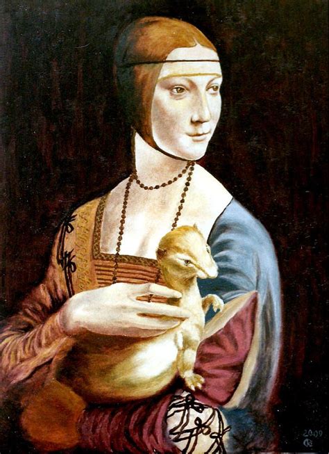 Lady With An Ermine by Henryk Gorecki || Lady With An Ermine Painting by Henryk Gorecki https ...