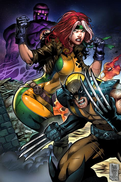 Wolverine and Rogue by MARCIOABREU7 on DeviantArt