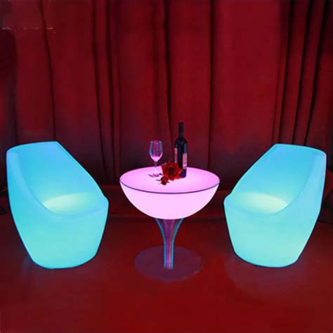 Indoor Lounge Lighted Table | Illuminated Furniture | Colorfuldeco