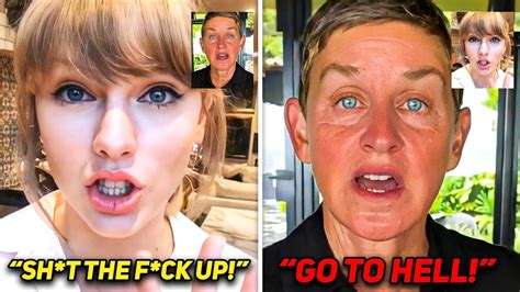 Taylor Swift CONFRONTS Ellen For MOCKING Her During Her Show - YouTube