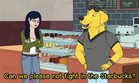 Coffee Starbucks GIF by BoJack Horseman - Find & Share on GIPHY