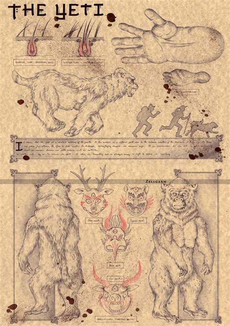 THE YETI by Zellgarm on DeviantArt | Créature fantastique, Art ...