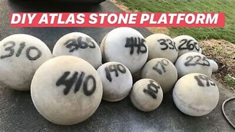 DIY HOW TO BUILD AN ATLAS STONE PLATFORM - YouTube