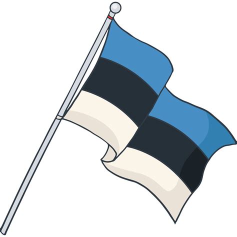 Free Flag of Estonia, national flag 23435177 PNG with Transparent ...