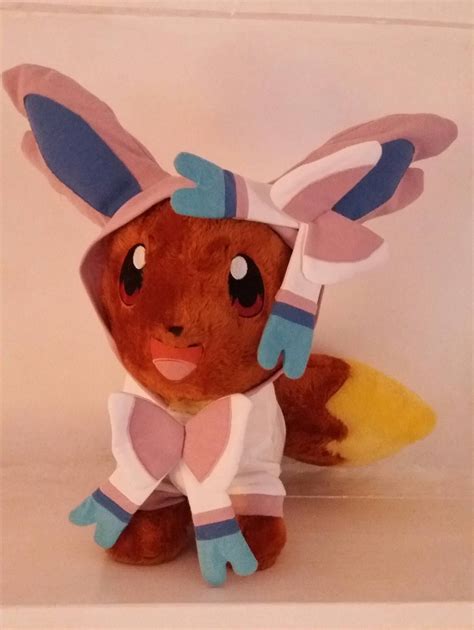 Made a Build A Bear Eevee Sylveon Onesie! | Build a bear eevee, Build a ...