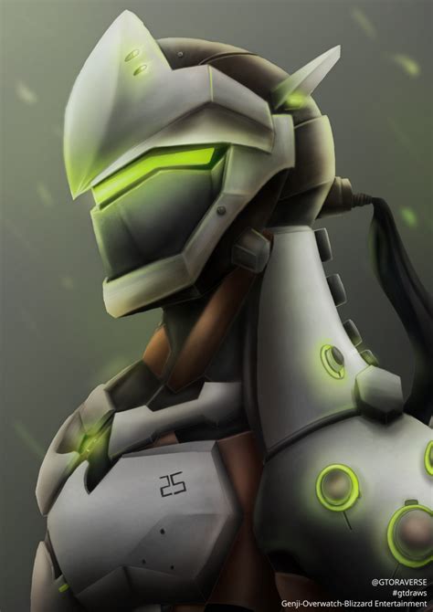 Genji Shimada Overwatch FanArt by G4B2TER on DeviantArt