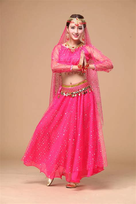 New Indian Folk Dance Clothes For Women Adult Bollywood Dance Practice ...