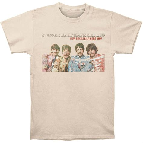 The Beatles - Beatles Men's LP Here Now Slim Fit T-shirt XX-Large Sand - Walmart.com - Walmart.com