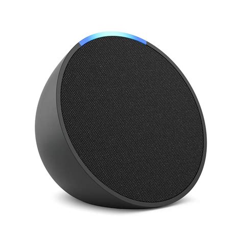 Amazon Echo Pop Compact Smart Speaker (Charcoal) - JB Hi-Fi