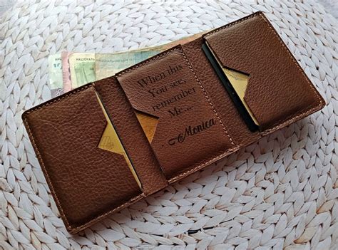 Mens Personalized Trifold Wallet Custom Trifold Wallet for - Etsy