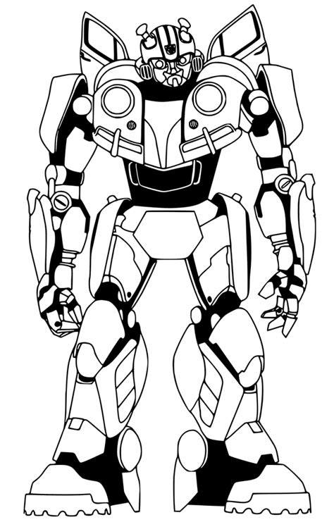 Bumblebee Coloring Pages - Best Coloring Pages For Kids | Transformers coloring pages, Bee ...