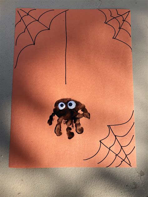 Handprint Spider Craft