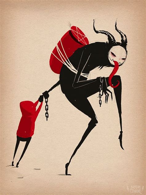 Krampus Fine Art Print 9x12 - Etsy | Krampus, Creepy christmas, Scary christmas