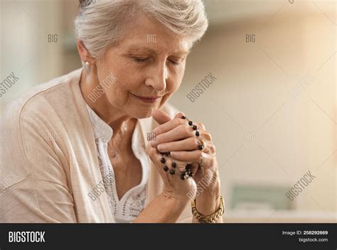 Senior Woman Praying Image & Photo (Free Trial) | Bigstock