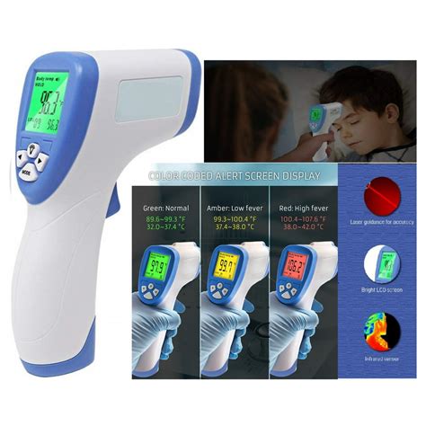 EY Infrared Digital Forehead Thermometer for Adults and Children Temperature Gun for Medical ...