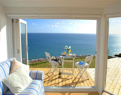 Beach house with an ocean view at The Edge, Whitsand Bay, Cornwall ...