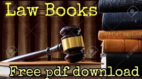 175 Law Books free pdf download - YouTube