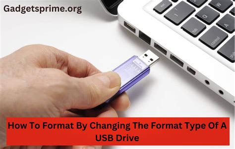 How To Format By Changing The Format Type Of A USB Drive